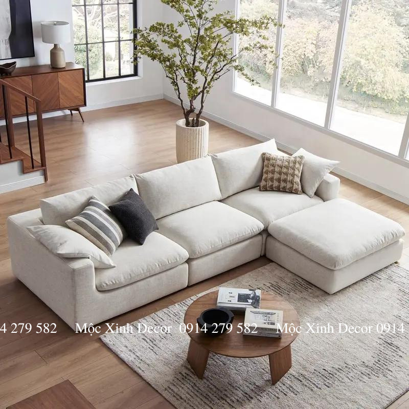 Sofa Văng thẳng phong cách Bắc Âu