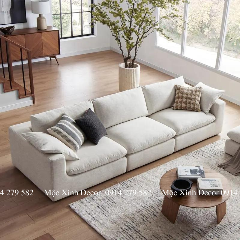 Sofa Văng thẳng phong cách Bắc Âu