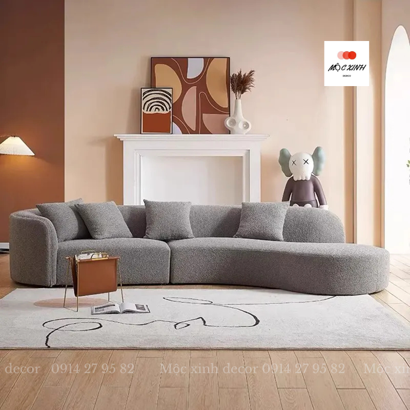 Sofa Văng kiểu dáng cong SFV38