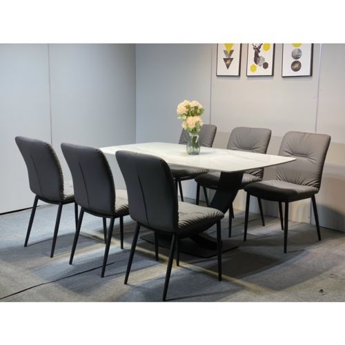 Bàn ăn 6 ghế mặt đá Ceramic BA240