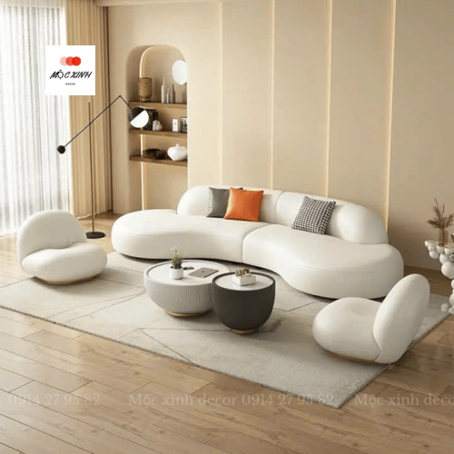 Sofa cong Rico phong cách Bắc Âu